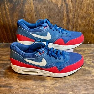 Nike Air Max 1 Essential Midnight Navy Mens Size 12  527383-400 Rare